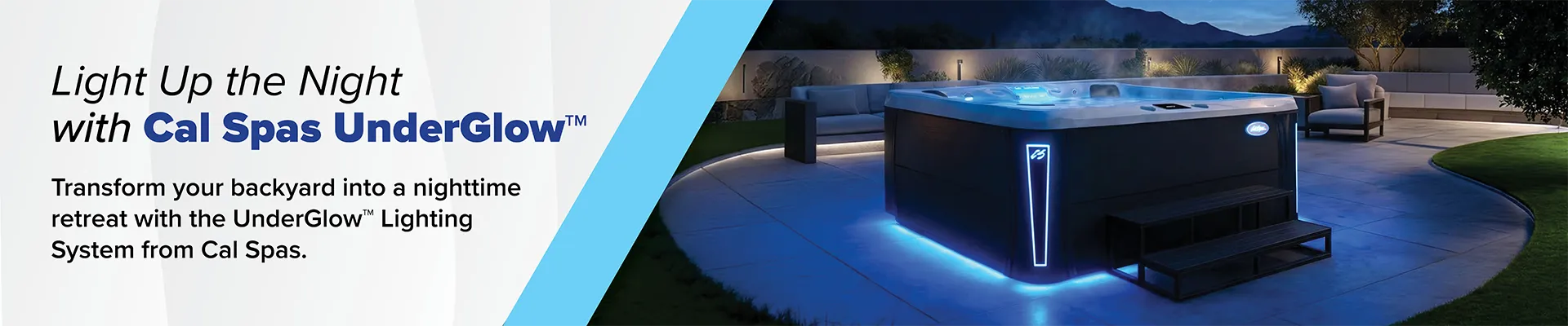 Calspas hot tub being used in a family setting - Denton